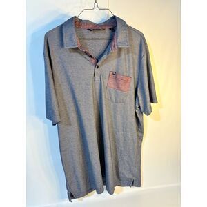 Travis Mathew Polo Shirt Mens Extra Large XL Pocket Golf